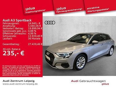 Gebraucht Audi A3 Ambiente 116 PS (85 kW) 2022 Florettsilber metallic Limousine