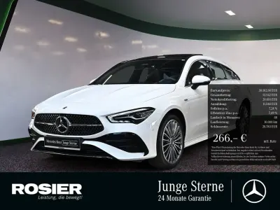 Begagnad Mercedes CLA250e Shooting Brake Advanced Plus 163 HK (119 kW) 2025 Vit Kombi