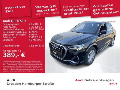 Gebraucht Audi Q3 S-Line 245 PS (180 kW) 2022 Schwarz SUV