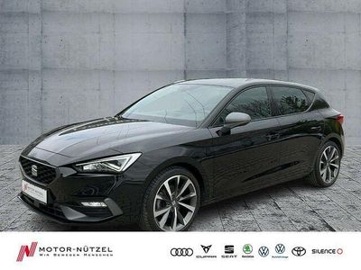 Gebraucht Seat Leon FR-Line 150 PS (110 kW) 2021 Schwarz Limousine