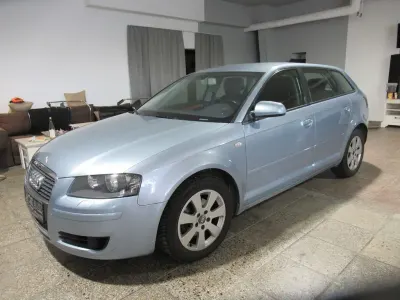 Gebraucht Audi A3 Attraction 102 PS (75 kW) 2007 Blau Kleinwagen