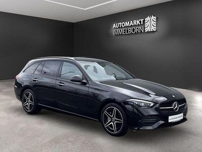 Gebraucht Mercedes C300e AMG 319 PS (234 kW) 2022 Schwarz/baltic black Kombi