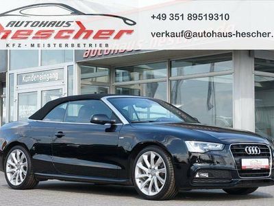 Gebraucht Audi A5 Cabriolet S-Line 170 PS (125 kW) 2014 Schwarz Cabrio