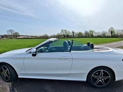 Begagnad Mercedes C180 AMG line 156 HK (114 kW) 2018 Vit Cab