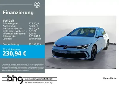 Gebraucht VW Golf VIII GTD 200 PS (147 kW) 2024 Weiß Limousine