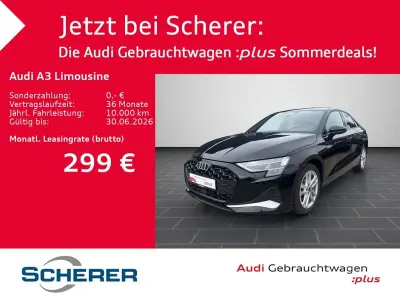 Gebraucht Audi A3 Ambiente 150 PS (110 kW) 2025 Mythosschwarz metallic (metallic) Limousine