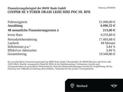 Second-hand Mini Cooper SE 135 kW (184 CP) 2023 Negru Hatchback