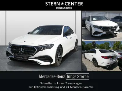 Gebraucht Mercedes E220 AMG 197 PS (144 kW) 2025 Unilack polarweiß Limousine