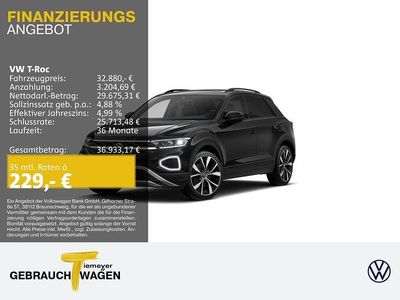 Schwarz Neu 2025 VW T-Roc Style SUV | 32.880 € (Superpreis)