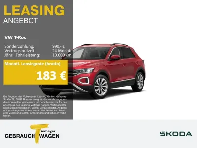 Gebraucht VW T-Roc Style 116 PS (85 kW) 2025 Rot SUV