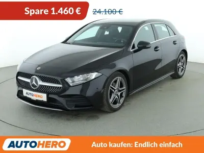 Brugt Mercedes A180 AMG line 136 HK (100 kW) 2021 Sort Sedan