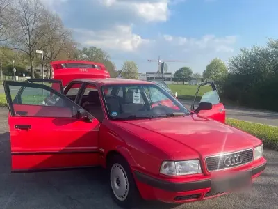 Brugt Audi 80 Design 90 HK (66 kW) 1993 Rød Sedan
