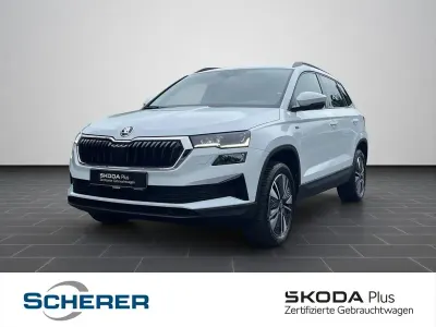 Gebraucht Skoda Karoq Tour 116 PS (85 kW) 2025 Moonweiß perleffekt (metallic) SUV