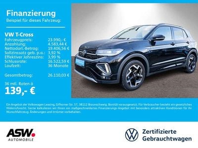 Gebraucht VW T-Cross R-line 150 PS (110 kW) 2025 Deep black perleffekt SUV