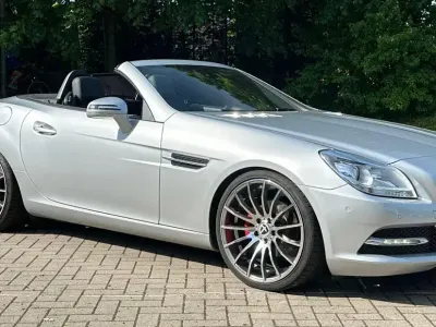 Gebraucht Mercedes SLK200 184 PS (135 kW) 2012 Silber Cabrio