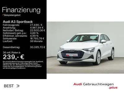 Brugt Audi A3 Advanced Plus 116 HK (85 kW) 2025 Hvid Sedan