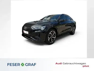 Gebraucht Audi Q8 Sportback e-tron S-Line 300 kW (408 PS) 2024 Mythosschwarz metallic SUV