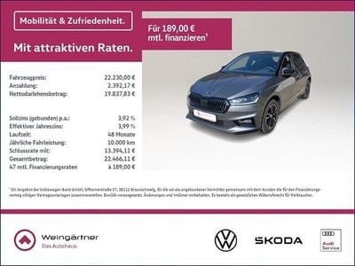 Andere farbe Gebraucht 2024 Skoda Fabia Monte Carlo Kleinwagen | 22.230 € (Etwas zu teuer)