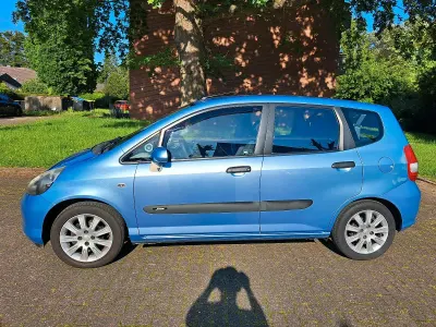 Käytetty Honda Jazz 83 HP (61 kW) 2002 Sininen Viistoperä