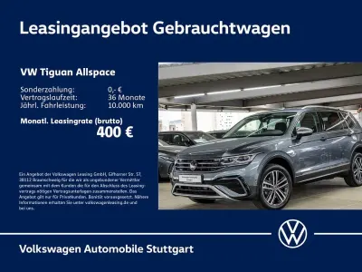 Gebraucht VW Tiguan Allspace Elegance 190 PS (139 kW) 2023 Grau SUV