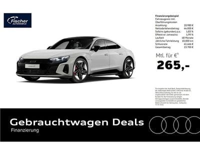 Gebraucht Audi e-tron GT quattro Sport 350 kW (476 PS) 2022 Weiss Limousine