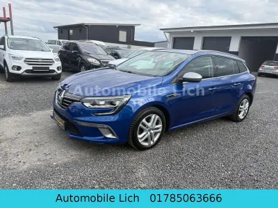 Gebraucht Renault Mégane GrandTour GT-Line 131 PS (96 kW) 2017 Blau Kombi