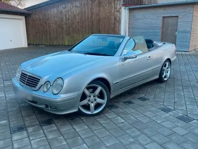 Brugt Mercedes CLK230 193 HK (141 kW) 2000 Sølv Cabriolet