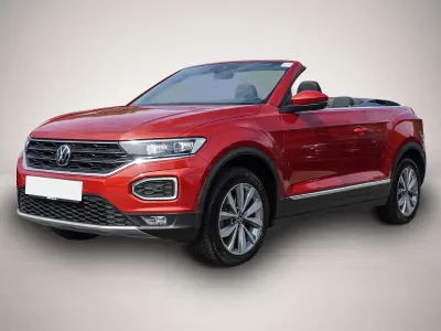 Gebraucht VW T-Roc Cabriolet Style 150 PS (110 kW) 2021 Schwarz Cabrio