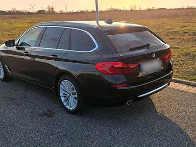 Brugt BMW 520 Luxury Line 190 HK (139 kW) 2020 Sort Stationcar
