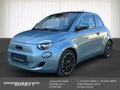 Brugt Fiat 500e Icon 69 kW (95 HK) 2022 Blå Cabriolet
