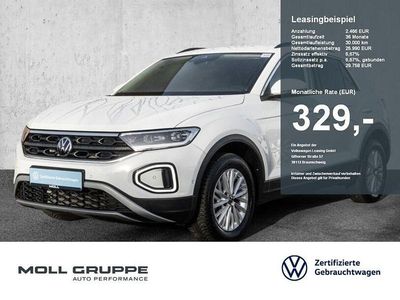 Pure white Gebraucht 2022 VW T-Roc Life SUV | 25.890 € (Guter Preis)