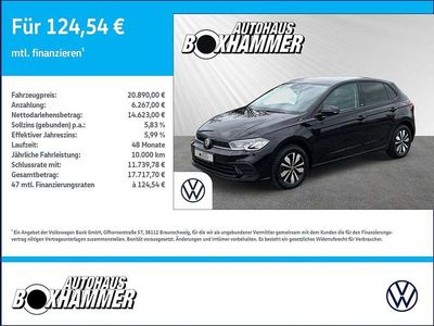 Gebraucht VW Polo Move 95 PS (69 kW) 2024 Schwarz Kleinwagen