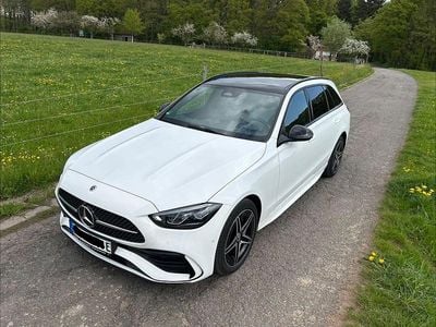 Usata Mercedes C300e AMG 313 CV (230 kW) 2022 Bianco Station wagon