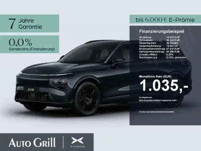 Neu XPENG G9 AWD Performance 422 kW (575 PS) 2026 Blau SUV