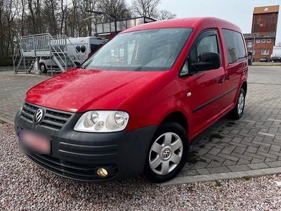 Second-hand VW Caddy 105 CP (77 kW) 2007 Roșu Monovolum