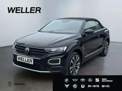 Gebraucht VW T-Roc Cabriolet Style 150 PS (110 kW) 2021 Schwarz Cabrio