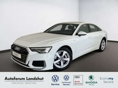 Używany Audi A6 S-Line 265 KM (194 kW) 2022 Biały Sedan/Limuzyna