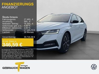 Gebraucht Skoda Octavia SportLine 150 PS (110 kW) 2022 Weiß Kombi