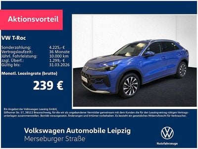 Neu VW T-Roc Style 150 PS (110 kW) 2026 Blau SUV