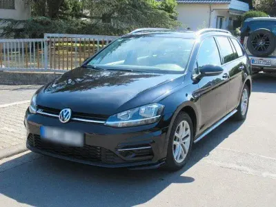 Gebraucht VW Golf VII R-line 150 PS (110 kW) 2019 Schwarz Kombi