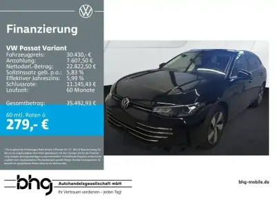 Gebraucht VW Passat Business 150 PS (110 kW) 2025 Schwarz Kombi