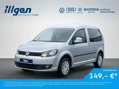 Gebraucht VW Caddy Trendline 102 PS (75 kW) 2014 Silber Van / Kleinbus