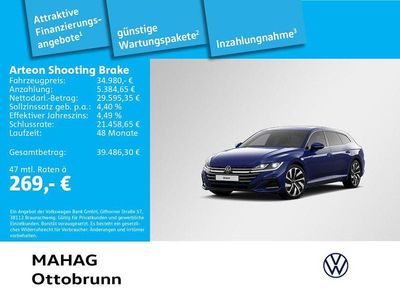Blau Gebraucht 2023 VW Arteon R-line Limousine | 34.980 € (Etwas zu teuer)