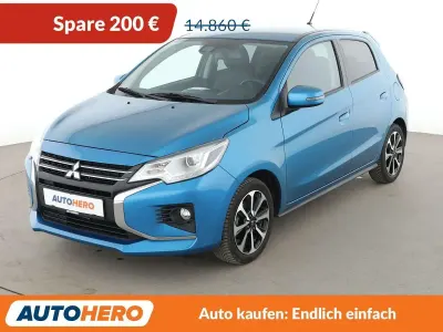 Usata Mitsubishi Space Star Top 71 CV (52 kW) 2022 Blu Utilitaria