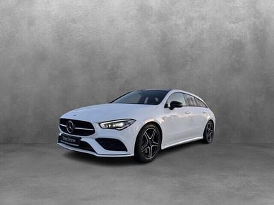 Unilack polarweiß Gebraucht 2021 Mercedes CLA250 Shooting Brake AMG line Kombi | 30.990 € (Fairer Preis)