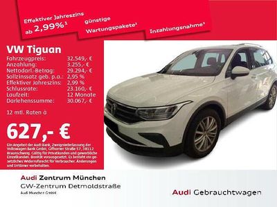 Gebraucht VW Tiguan Active 150 PS (110 kW) 2022 Pure white SUV