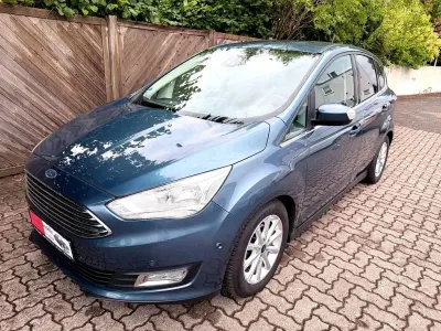 Gebraucht Ford C-MAX Titanium 125 PS (91 kW) 2019 Blau Van / Kleinbus