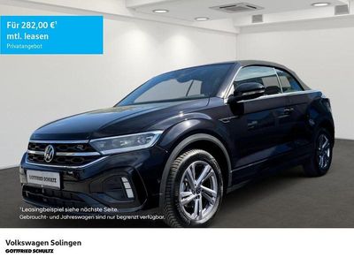 Brugt VW T-Roc Cabriolet R-line 150 HK (110 kW) 2025 Sort Cabriolet