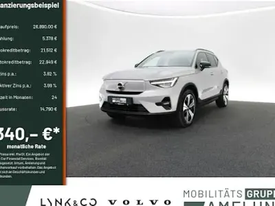 Używany Volvo EX40 Core 169 kW (231 KM) 2023 Srebrny SUV