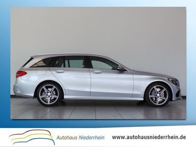 Gebraucht Mercedes C220 AMG line 170 PS (125 kW) 2016 Silber metallic Kombi